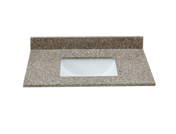 Castle Rock Quartz Vanity Top Sink