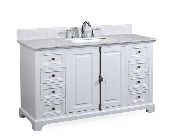 48" Icon Vanity Set with Carrara Marble Top