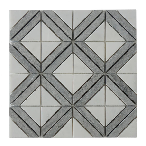 Rubik Cube Pattern Marble Mosaic Tile