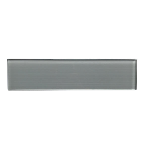 Space Gray Linen Glass Tile